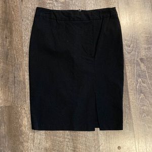 Tempted Sz 7 Black Pencil Skirt